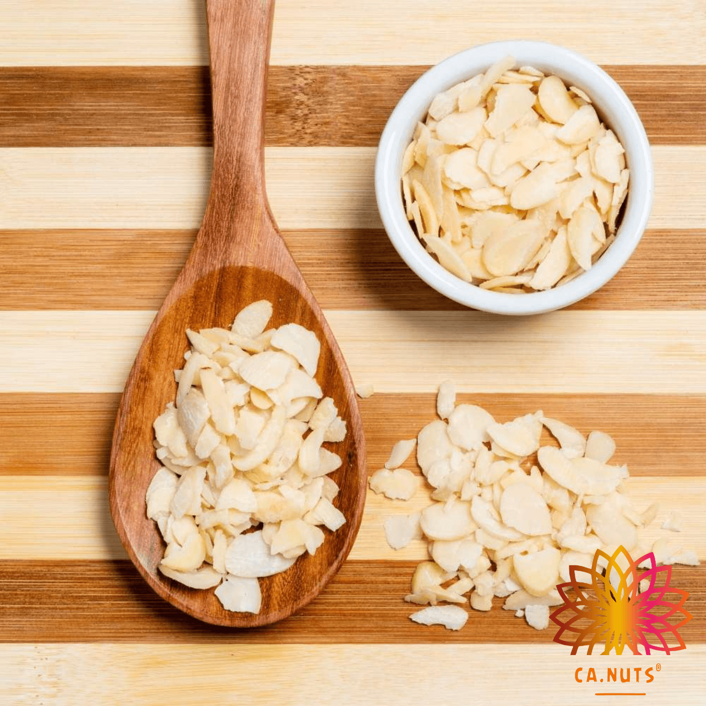 Amêndoa laminada crua - Premium Imp. Ca.Nuts - Ca.Nuts