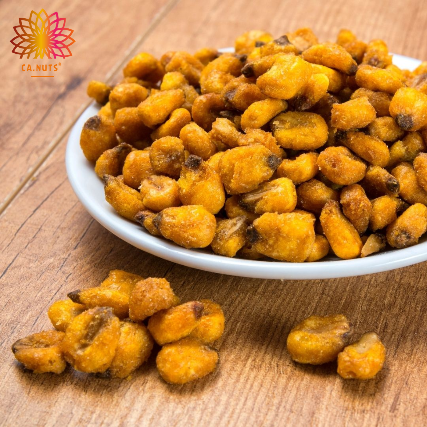Milho Mostarda e Mel Crocante e Saboroso Ca.Nuts | Marca Ca.Nuts | Qualidade e Sabor