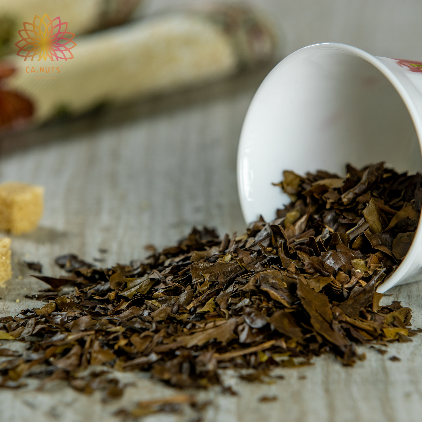 Chá Seca Barriga em Folhas Premium Ca.Nuts | Jambolão, Porangaba, Chá verde, Cerqueja, Sene e Camomila