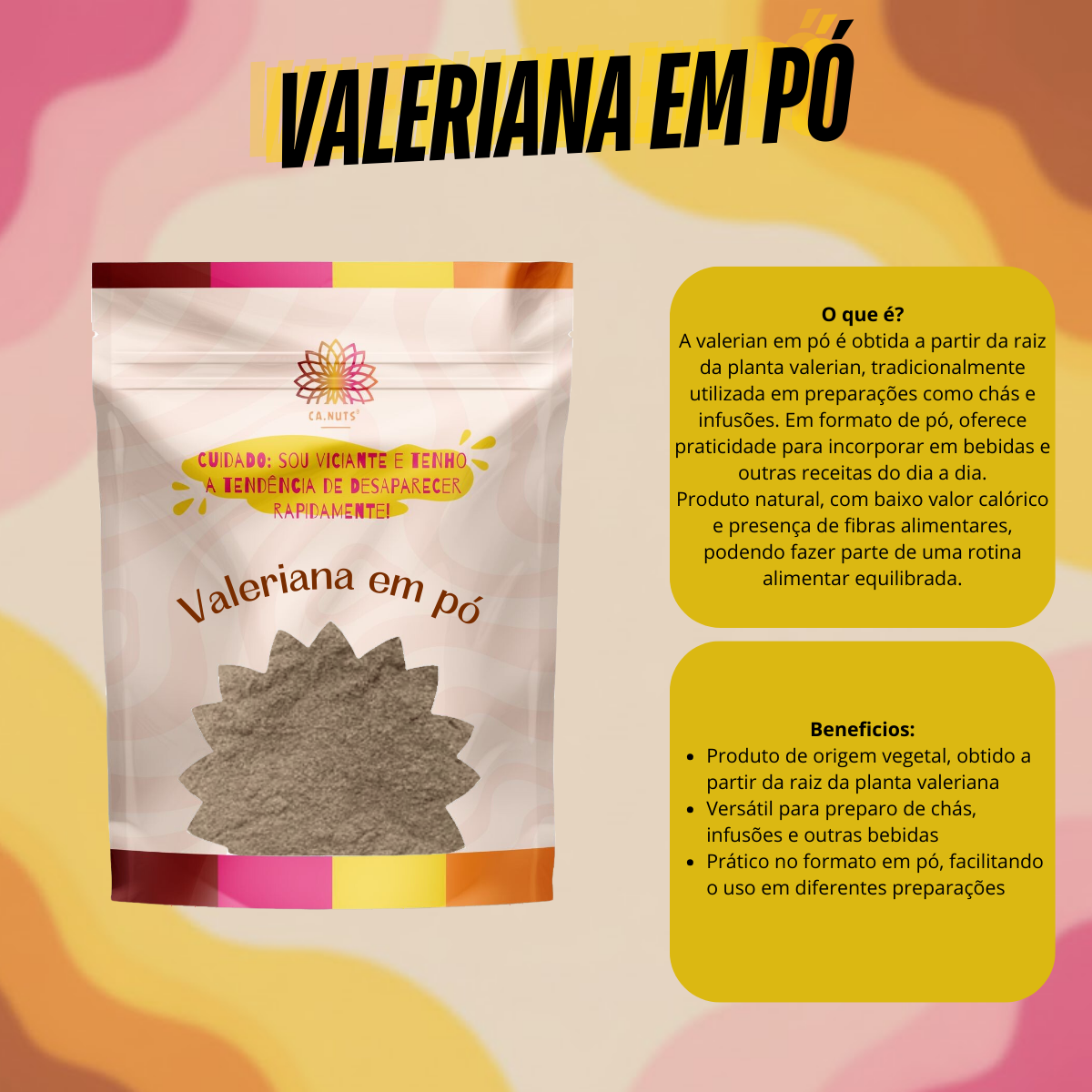 Valeriana em Pó Ca.nuts