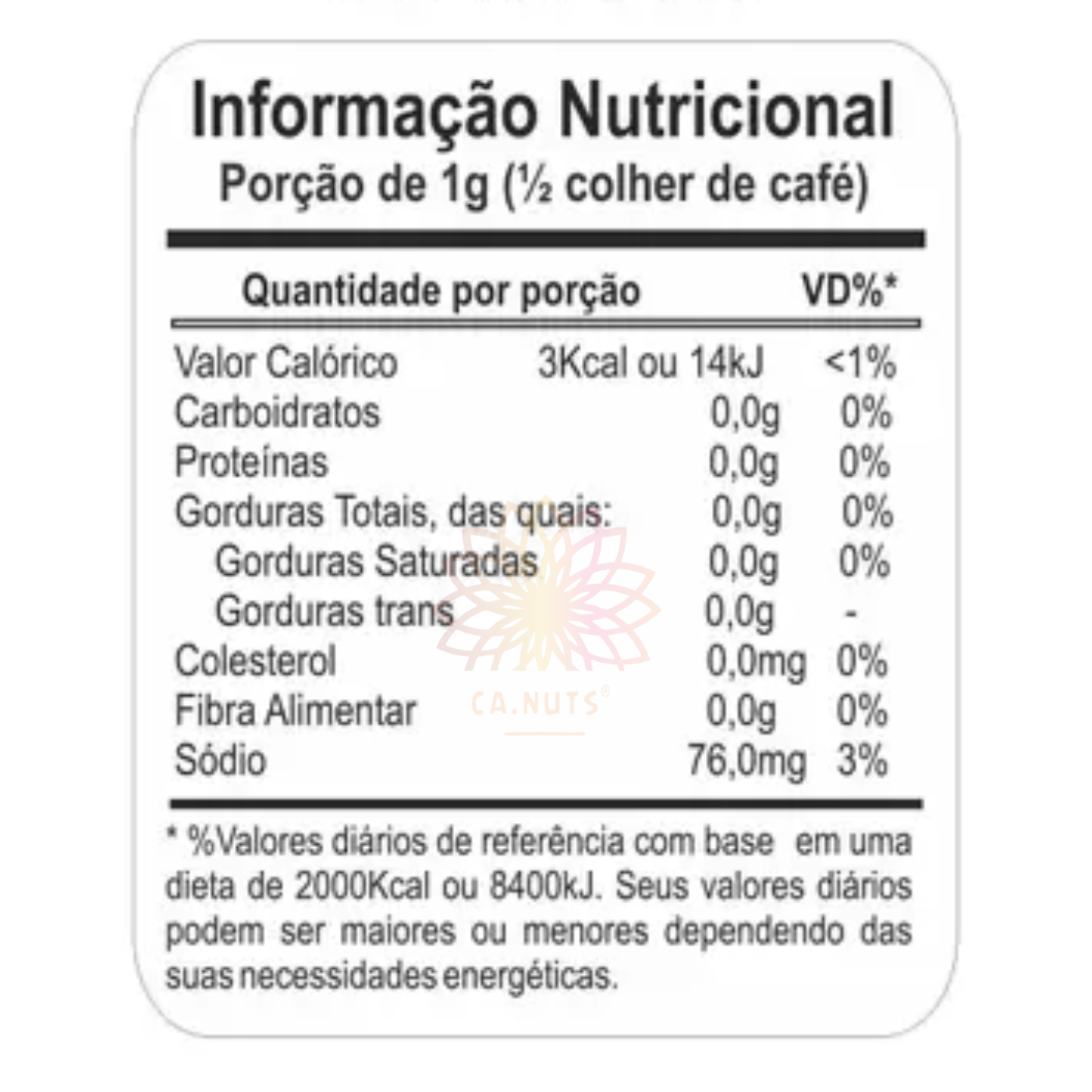 Flor de Sal Premium | Marca Ca.Nuts - Ca.Nuts