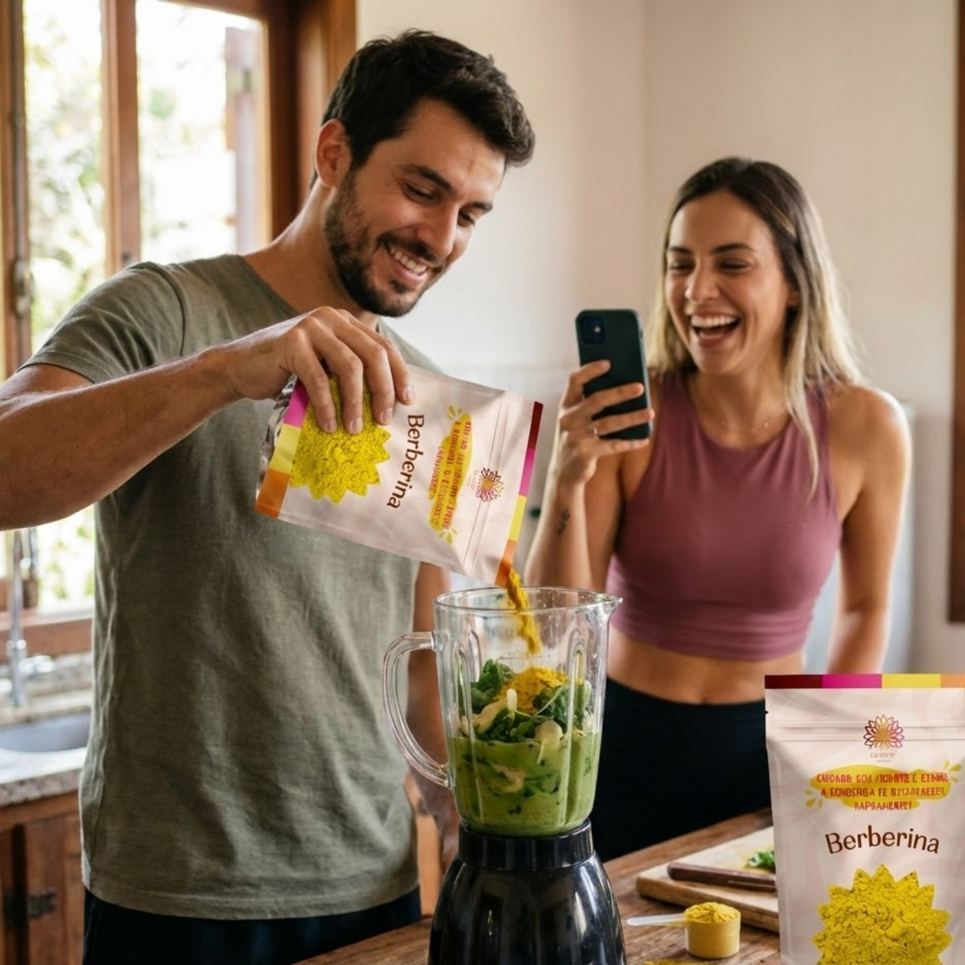 Berberina em pó Ca.nuts