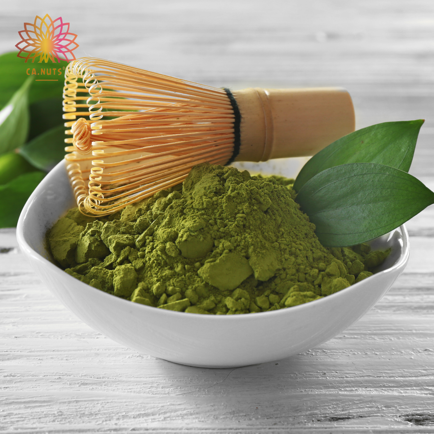 Chá Seca Barriga em Pó Premium Ca.Nuts | Jambolão, Porangaba, Chá verde, Cerqueja, Sene e Camomila