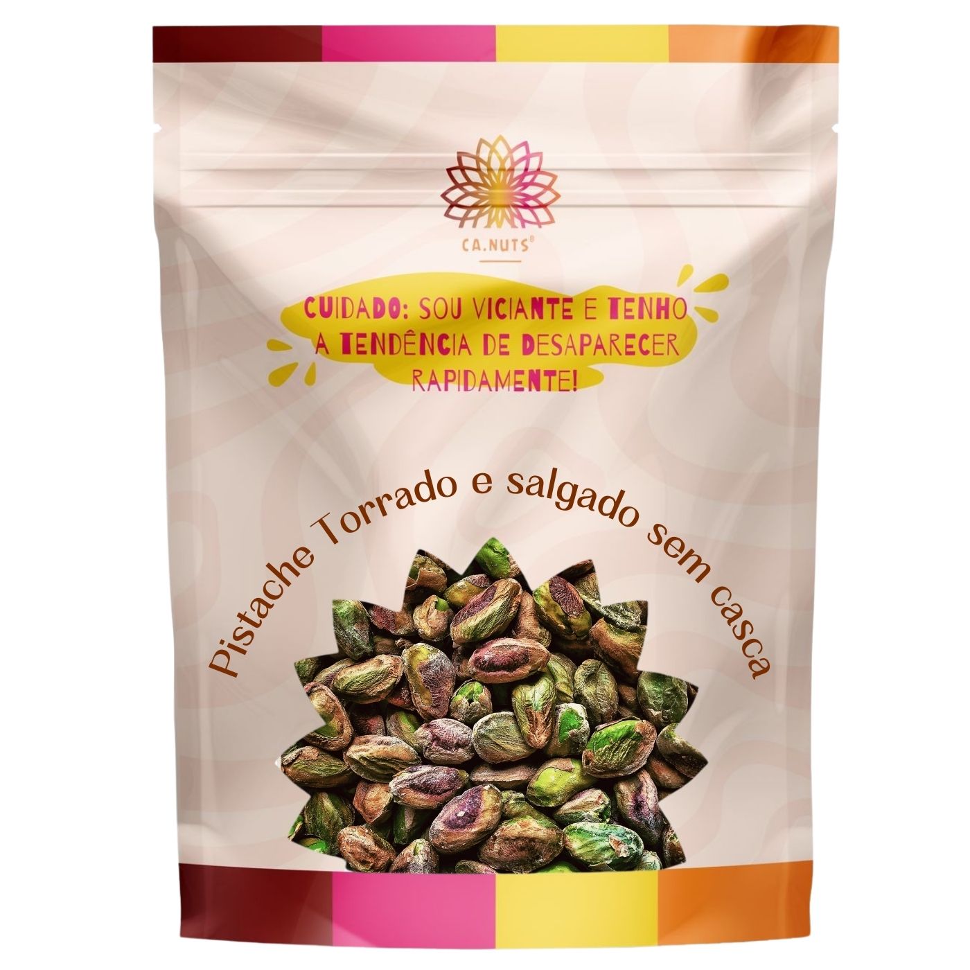 Pistache torrado e salgado sem casca | Linha premium Ca.Nuts
