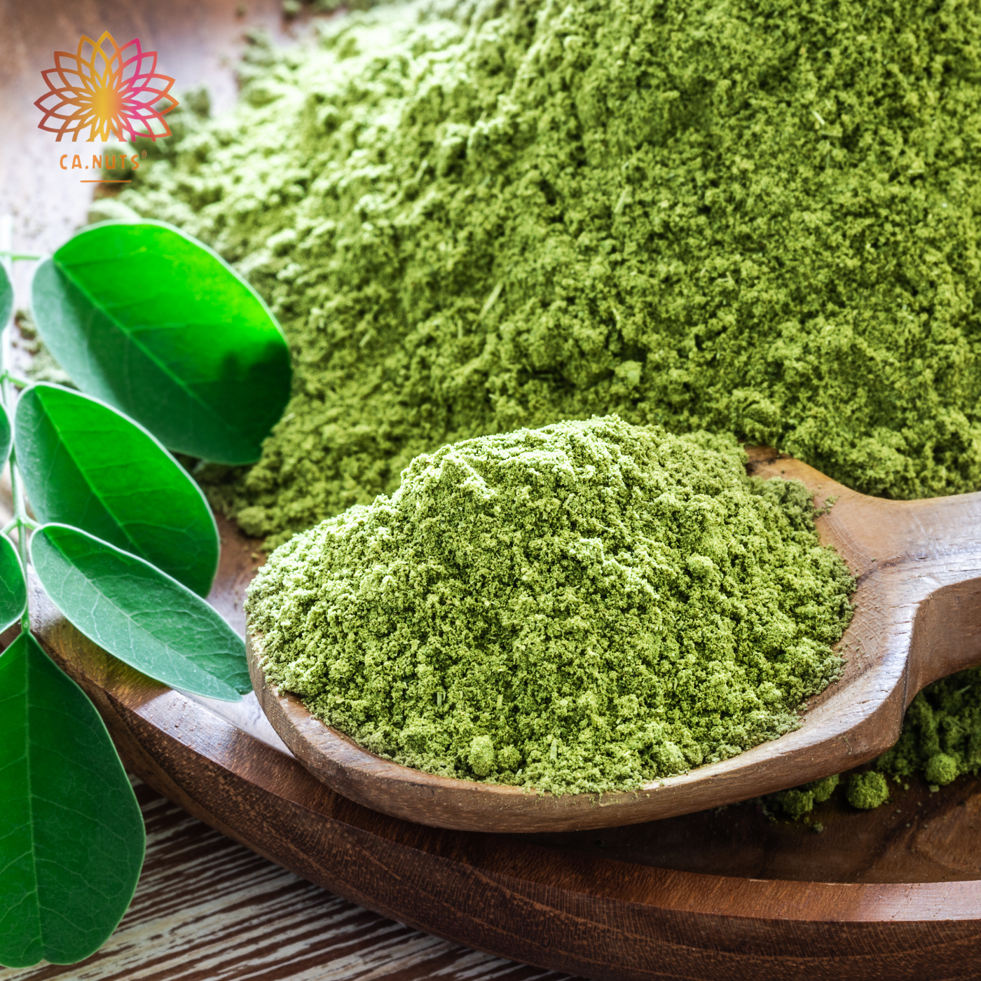 Moringa em pó puro natural Ca.Nuts
