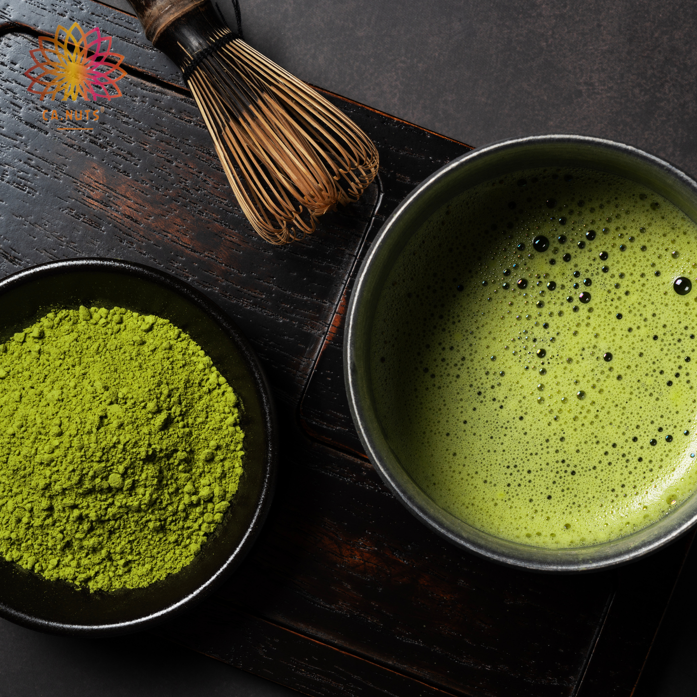 Matcha em pó solúvel (Gengibre, Mel e Limão) Premium Ca.Nuts