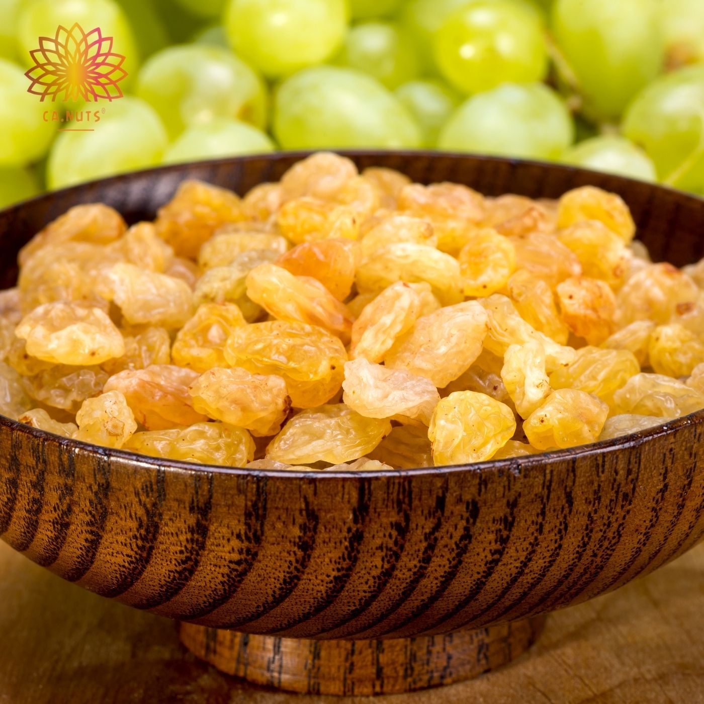 Uva passa branca sem semente premium Importada