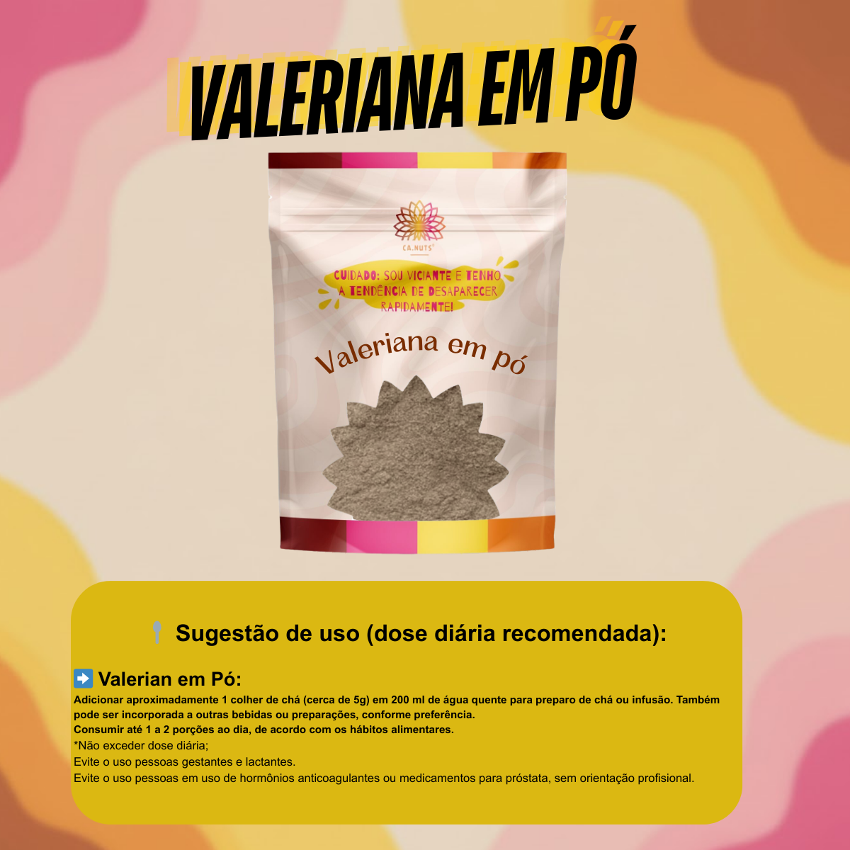 Valeriana em Pó Ca.nuts