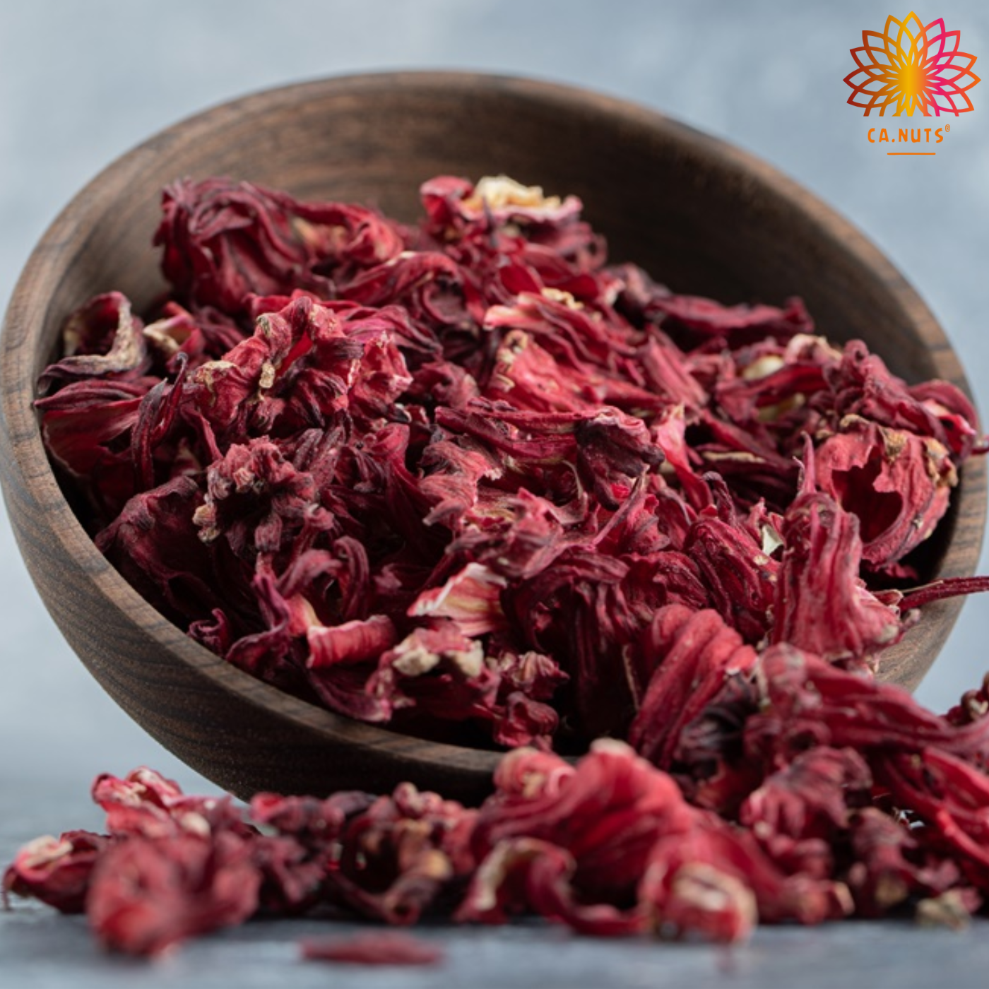 Hibisco Flor Desidratada Chá Ca.Nuts | Linha de Chás Ca.Nuts | Marca Ca.Nuts
