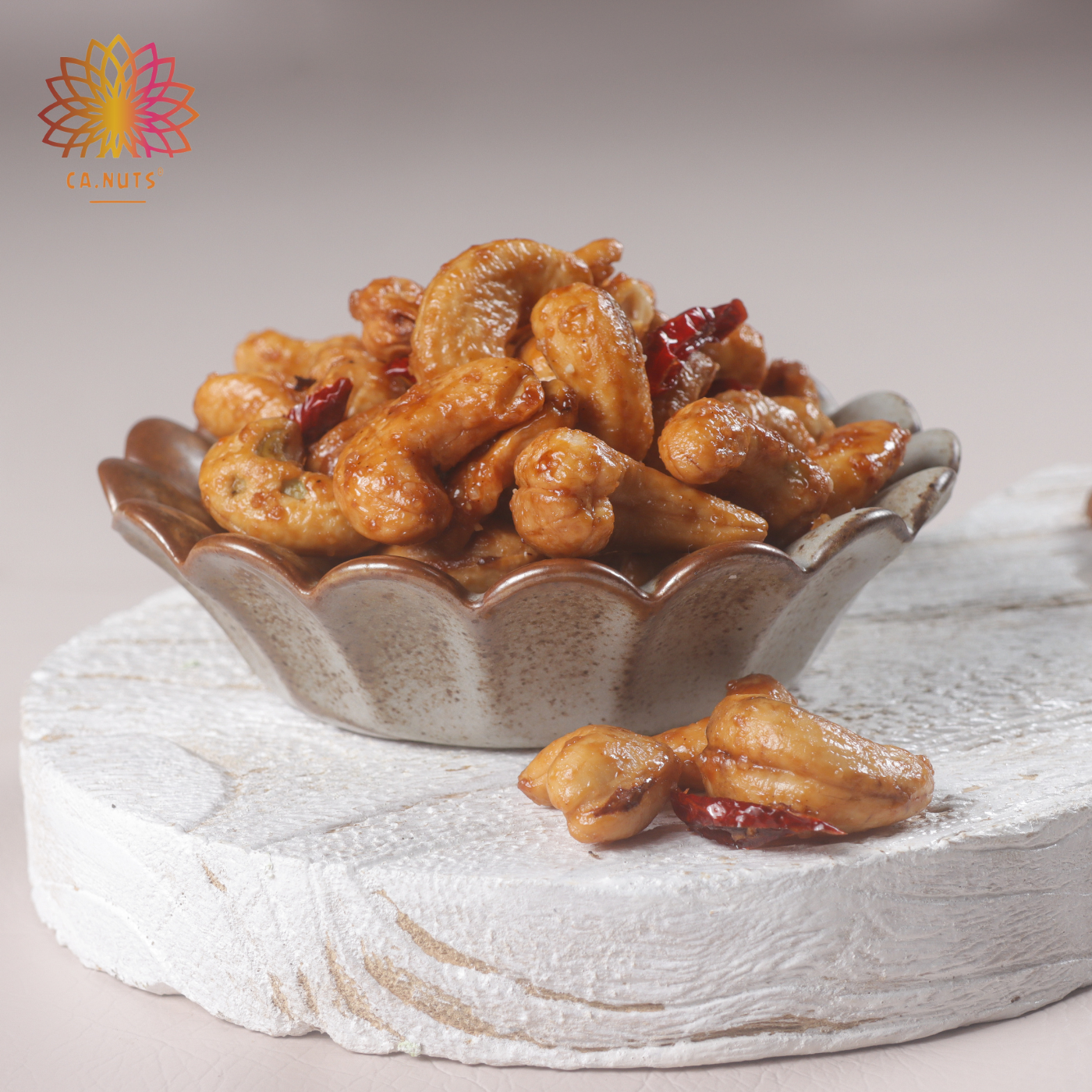 Castanha de Caju Caramelizada com Gergelim Premium Ca.Nuts