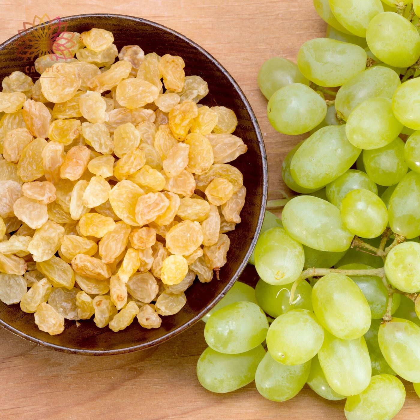 Uva passa branca sem semente premium Importada