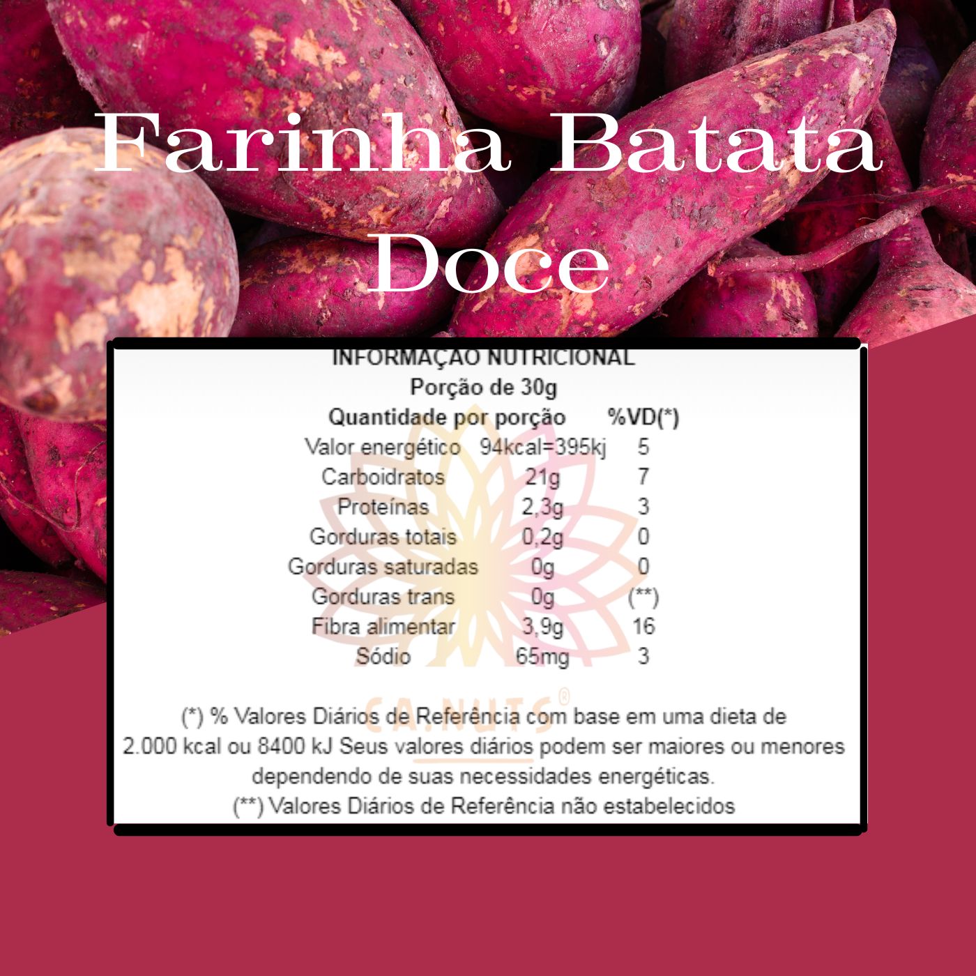 Farinha de Batata Doce Premium Ca.Nuts