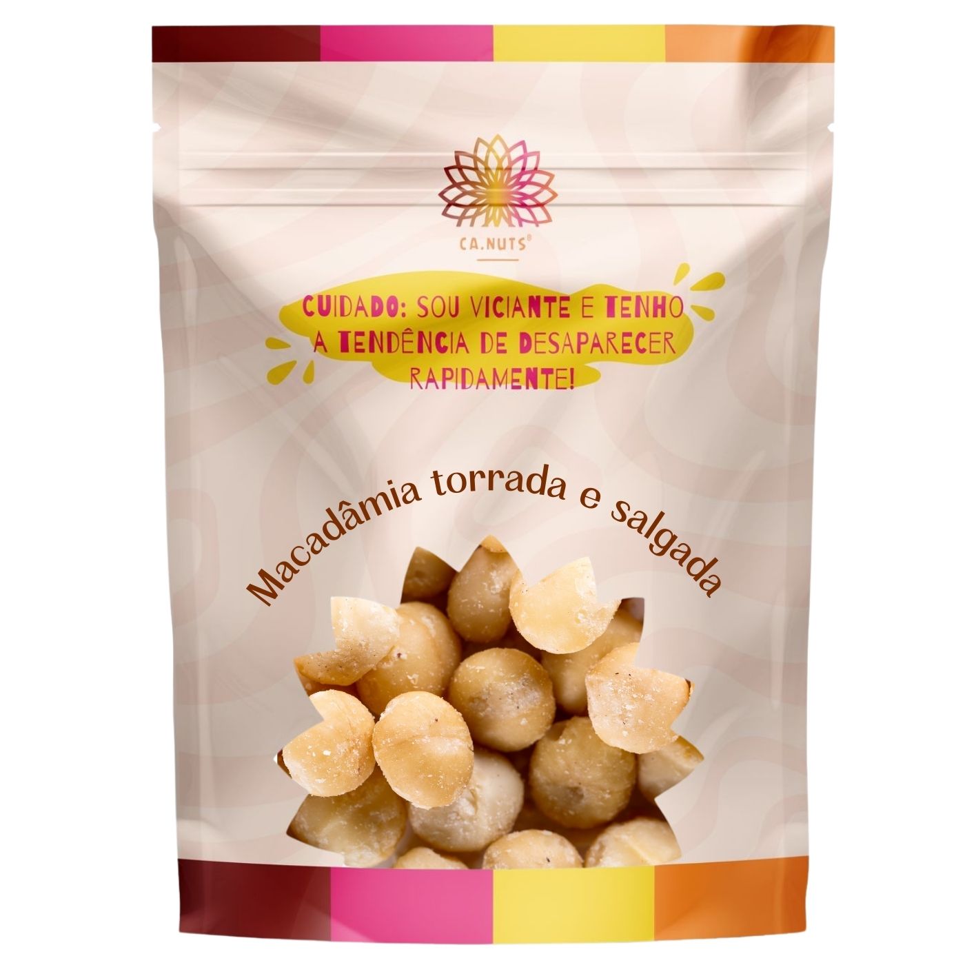 Macadâmia Torrada e Salgada - Snack saudável