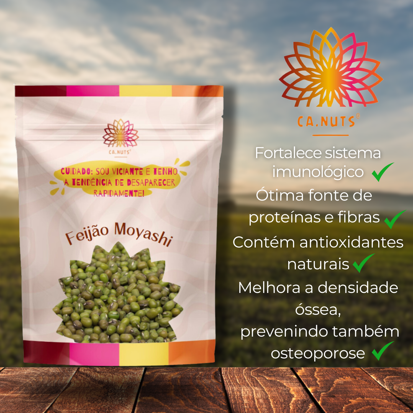 Feijão Moyashi Ca.Nuts Premium