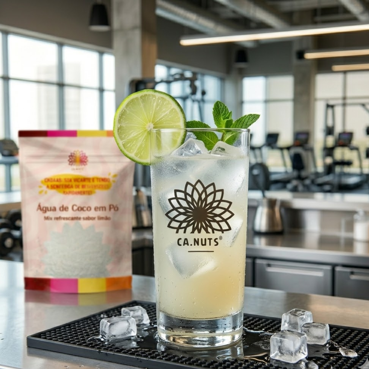Mix de Água de coco sabor limão - Bebida refrescante