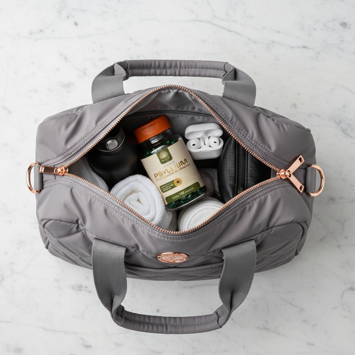 Psyllium em cápsulas mais Piccolinato de Cromo 1200mg Ca.nuts