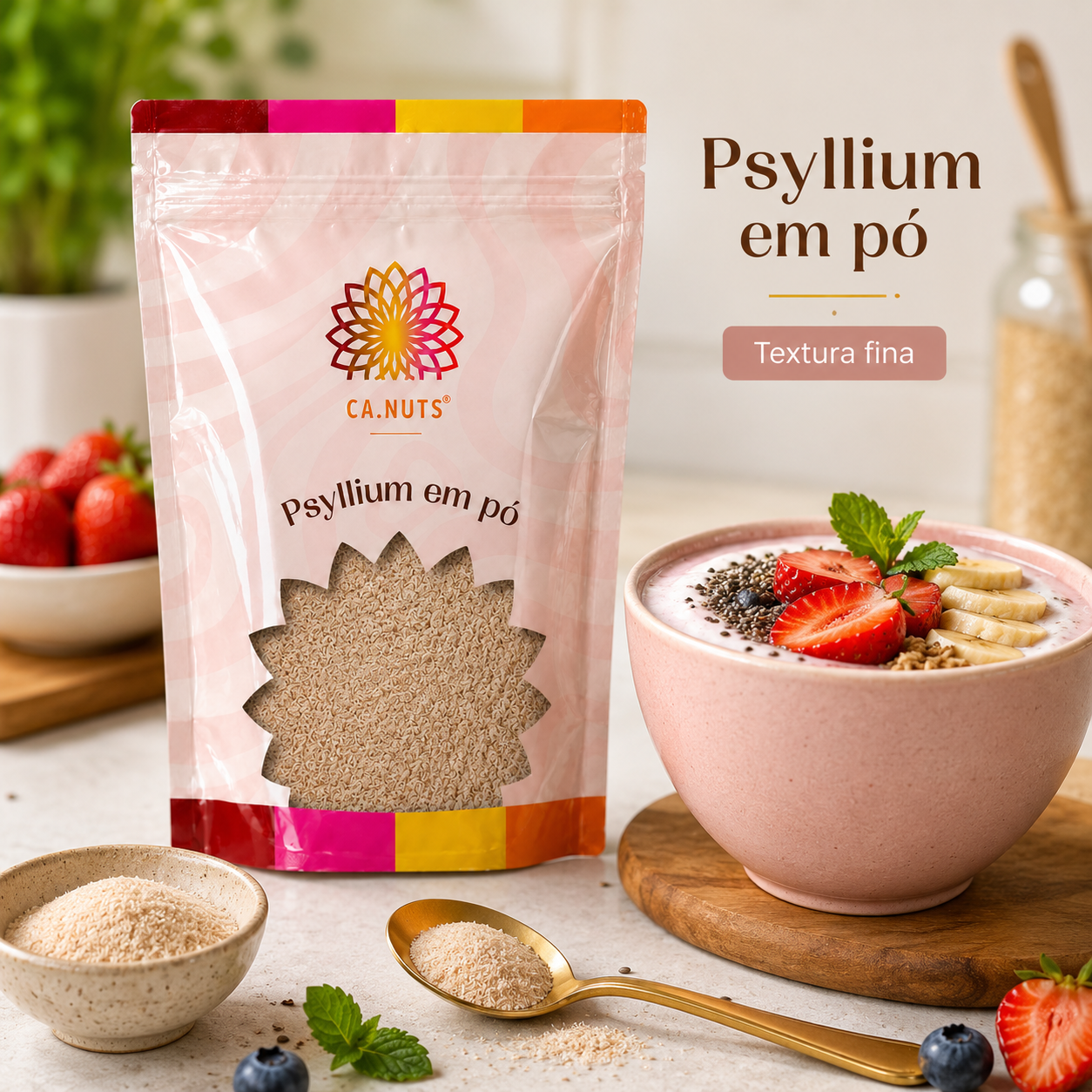 Psyllium em Pó Ca.nuts