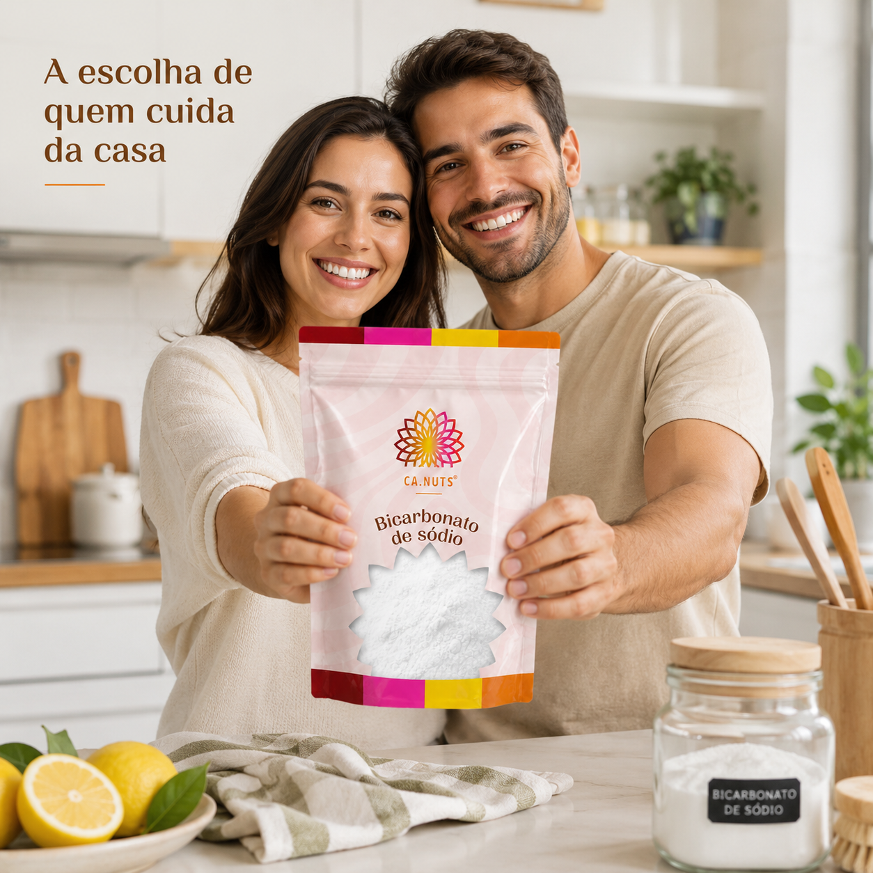 Bicarbonato de Sódio em Pó Solúvel Ca.Nuts