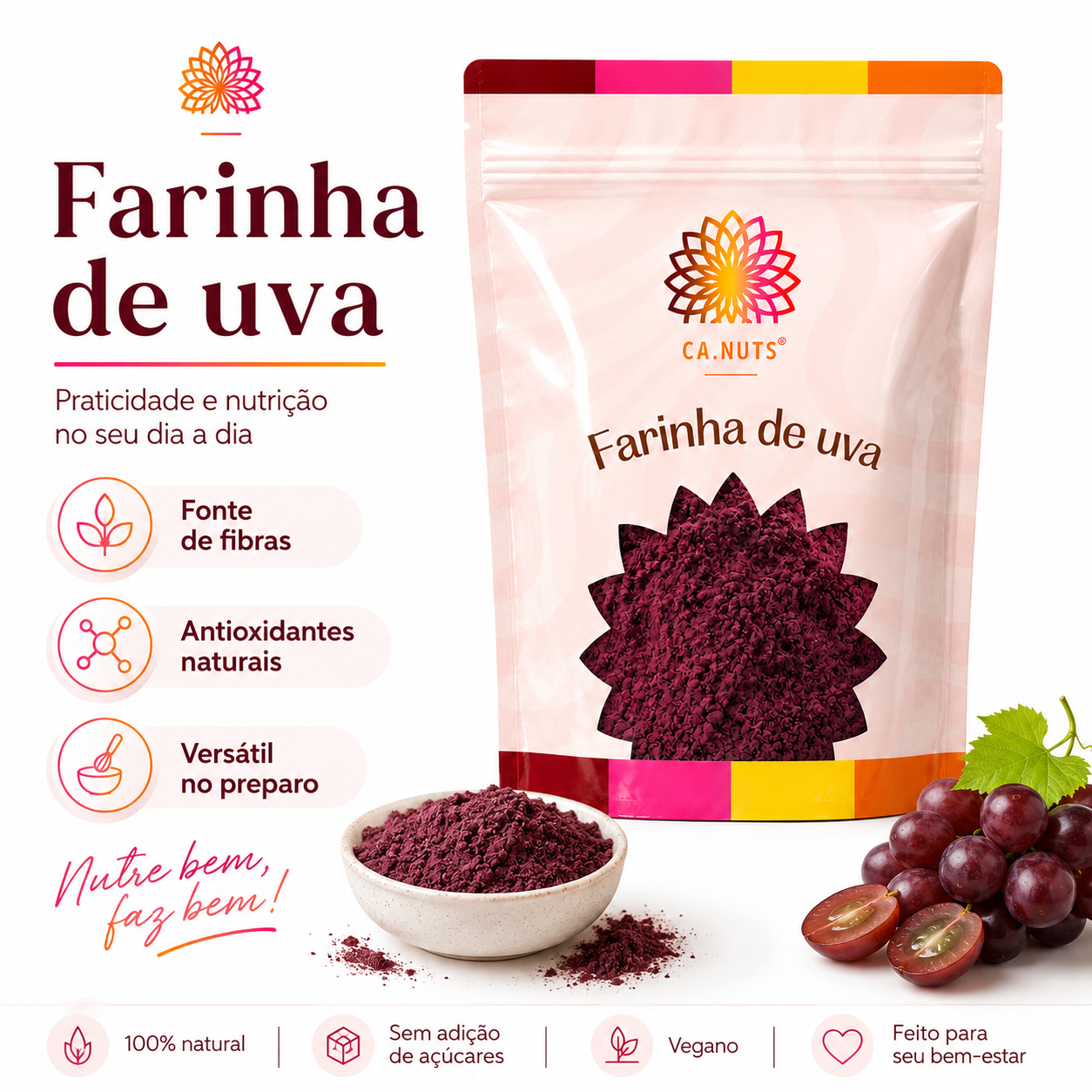 Farinha de Uva Premium Ca.Nuts