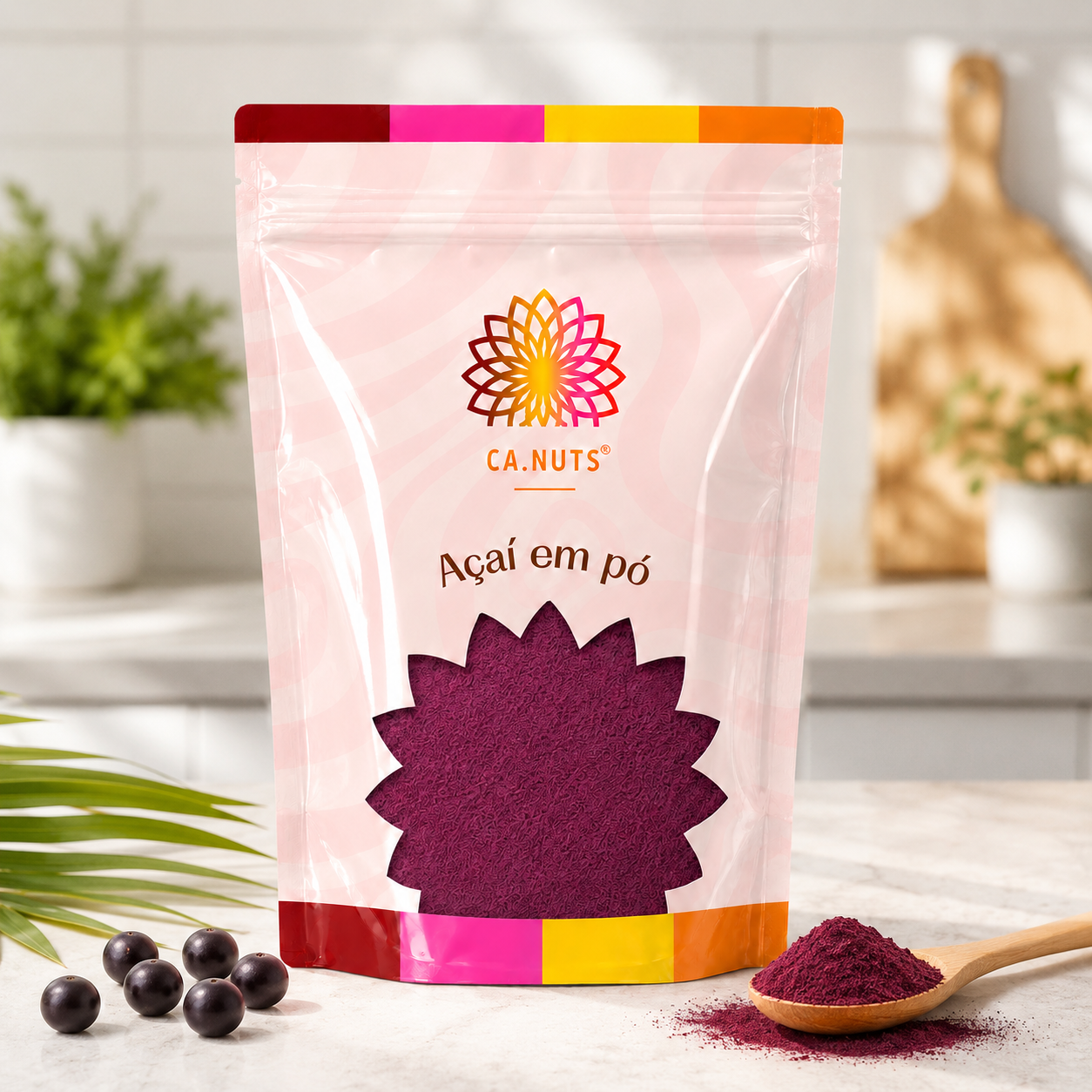 Açaí em pó desidratado premium | Marca Ca.Nuts