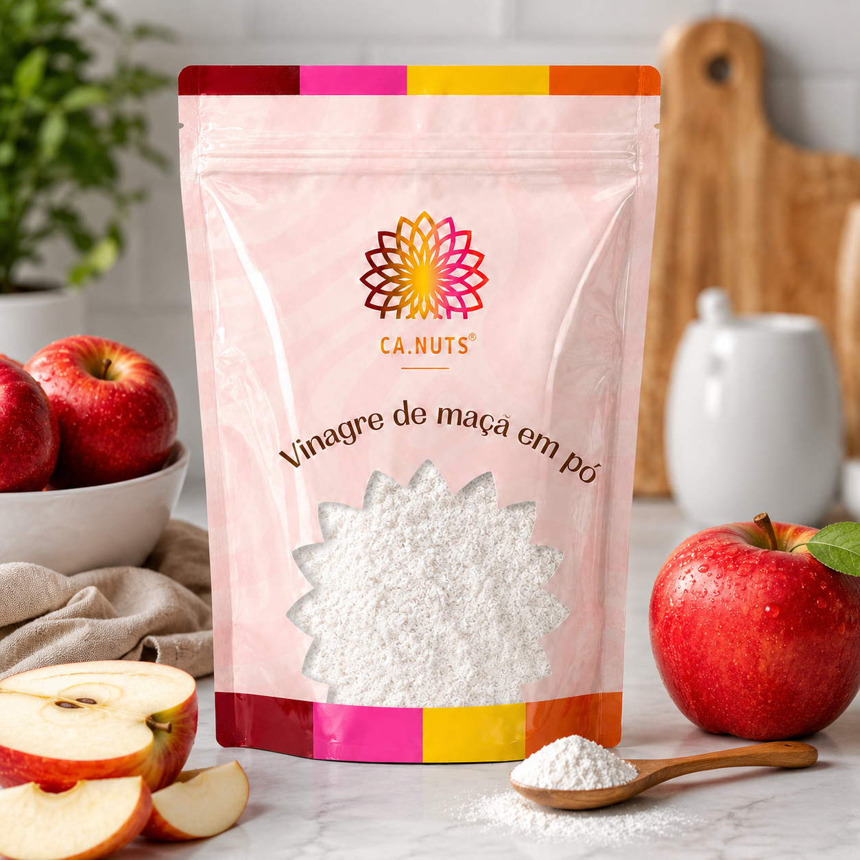 Vinagre de Maçã em Pó Premium Ca.Nuts