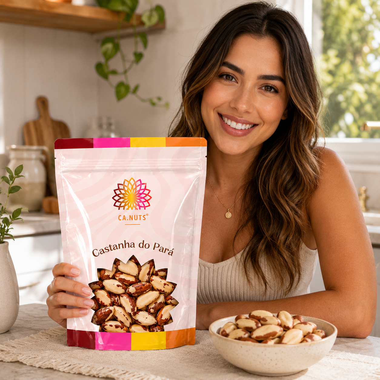 Castanha do pará inteira sem casca média Ca.Nuts | Snacks Naturais e Saudáveis