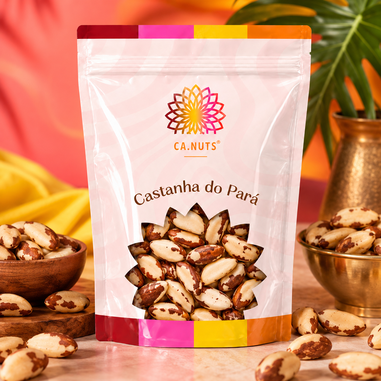 Castanha do pará inteira sem casca média Ca.Nuts | Snacks Naturais e Saudáveis