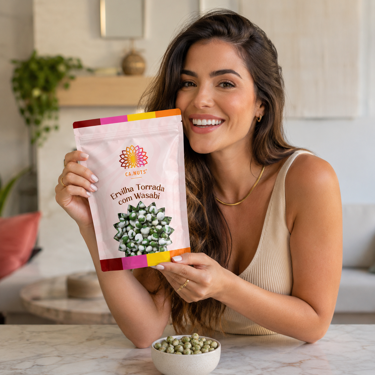 Ervilha Torrada com Wasabi Premium | Ca.Nuts