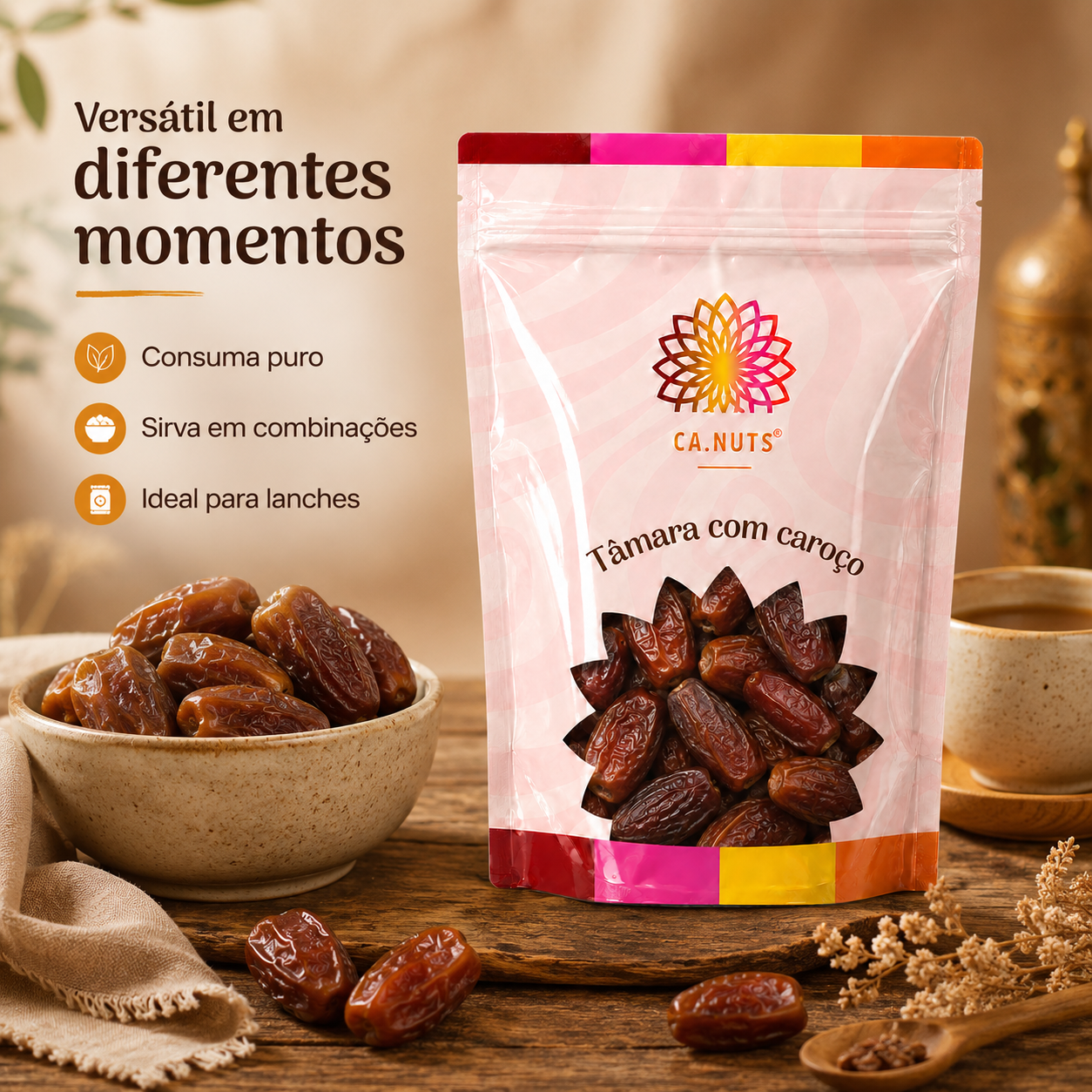 Tâmara com caroço média | Ca.Nuts Premium