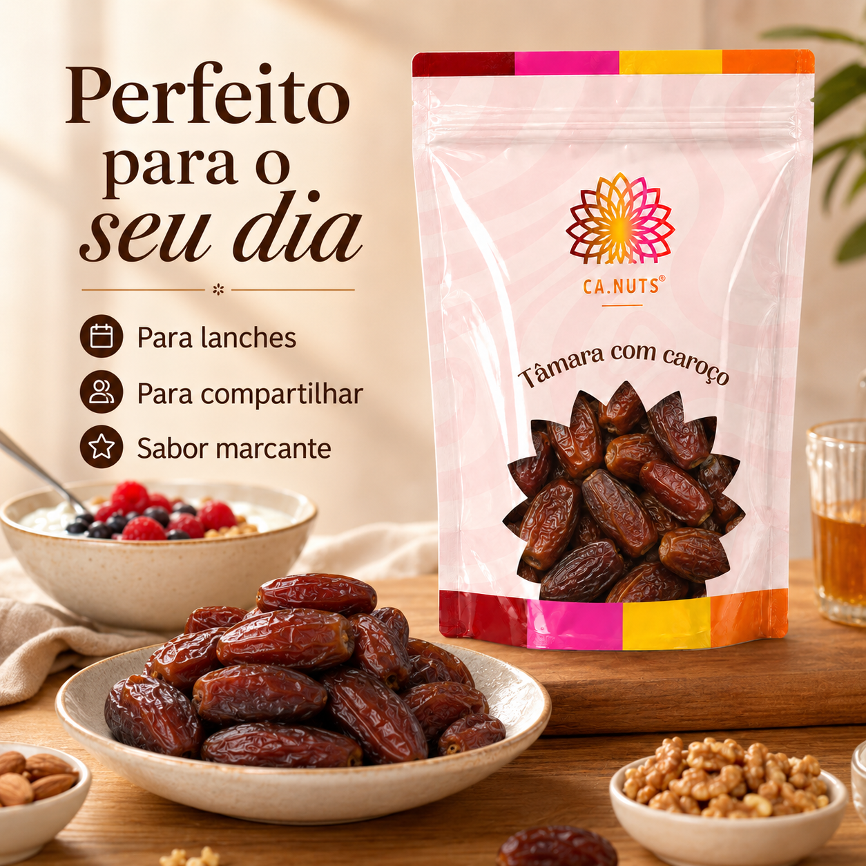 Tâmara com caroço média | Ca.Nuts Premium