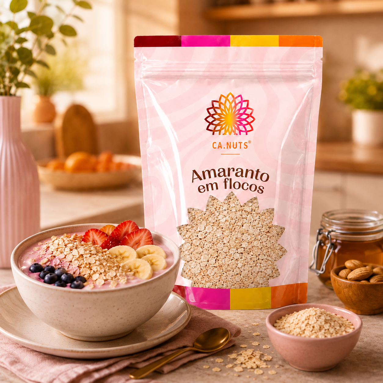 Amaranto em Flocos Natural Premium Ca.Nuts