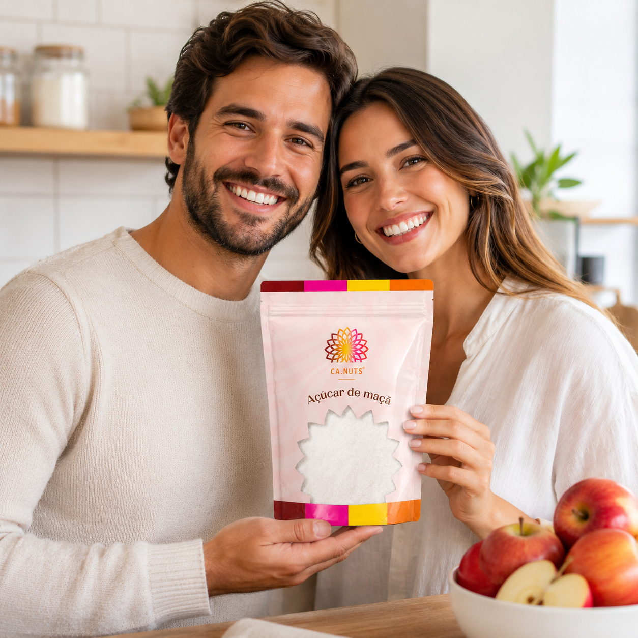 Açúcar de Maçã Premium Ca.Nuts