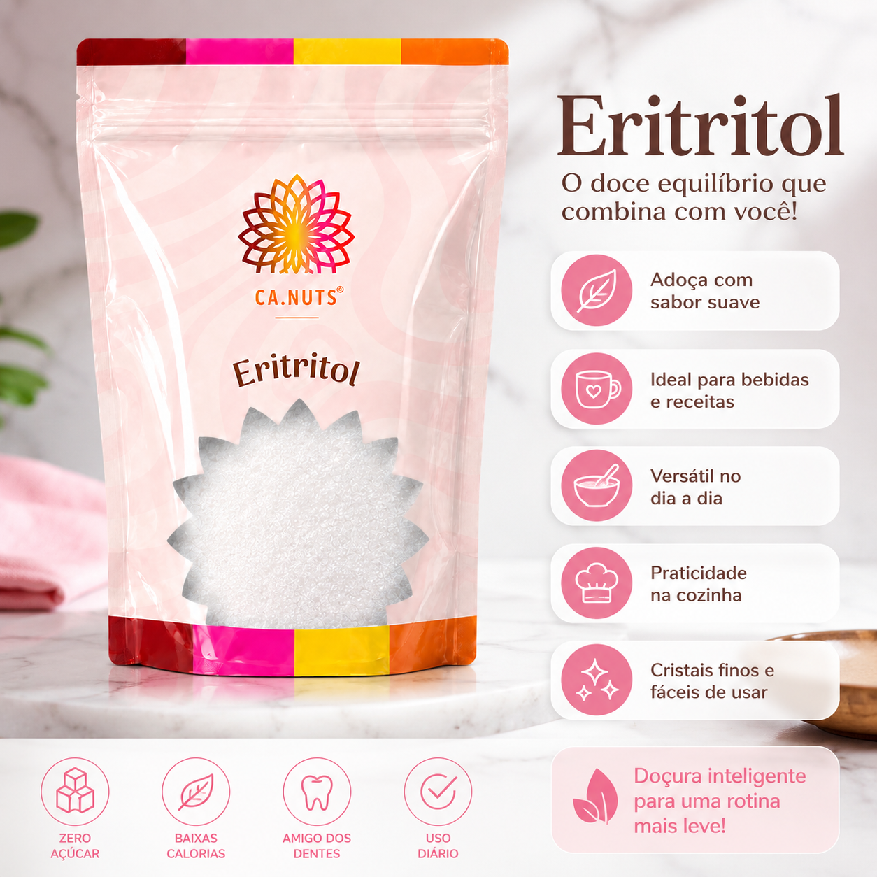 Eritritol puro premium Ca.Nuts