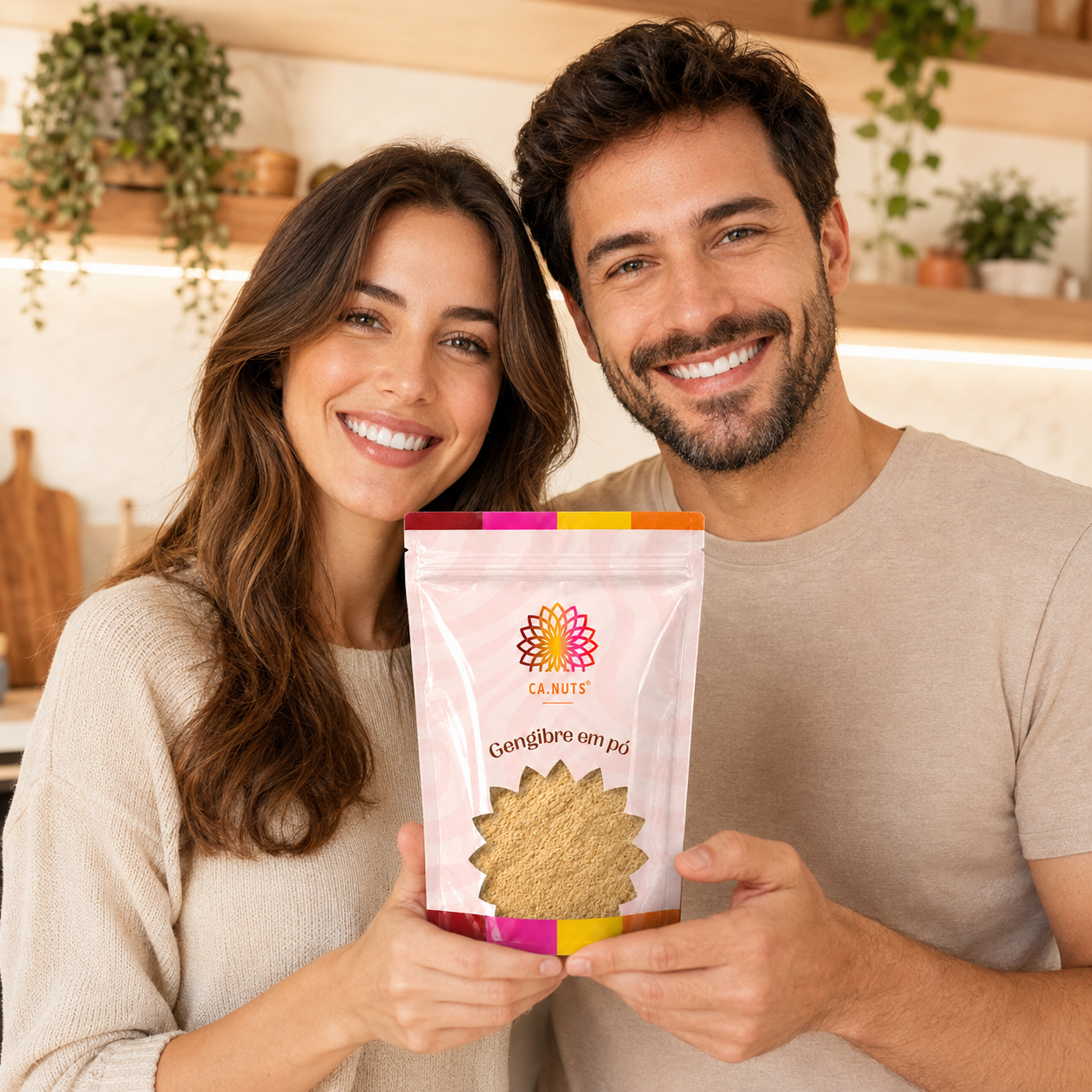 Gengibre em Pó 100% Puro - Termogênico natural| Ca.Nuts