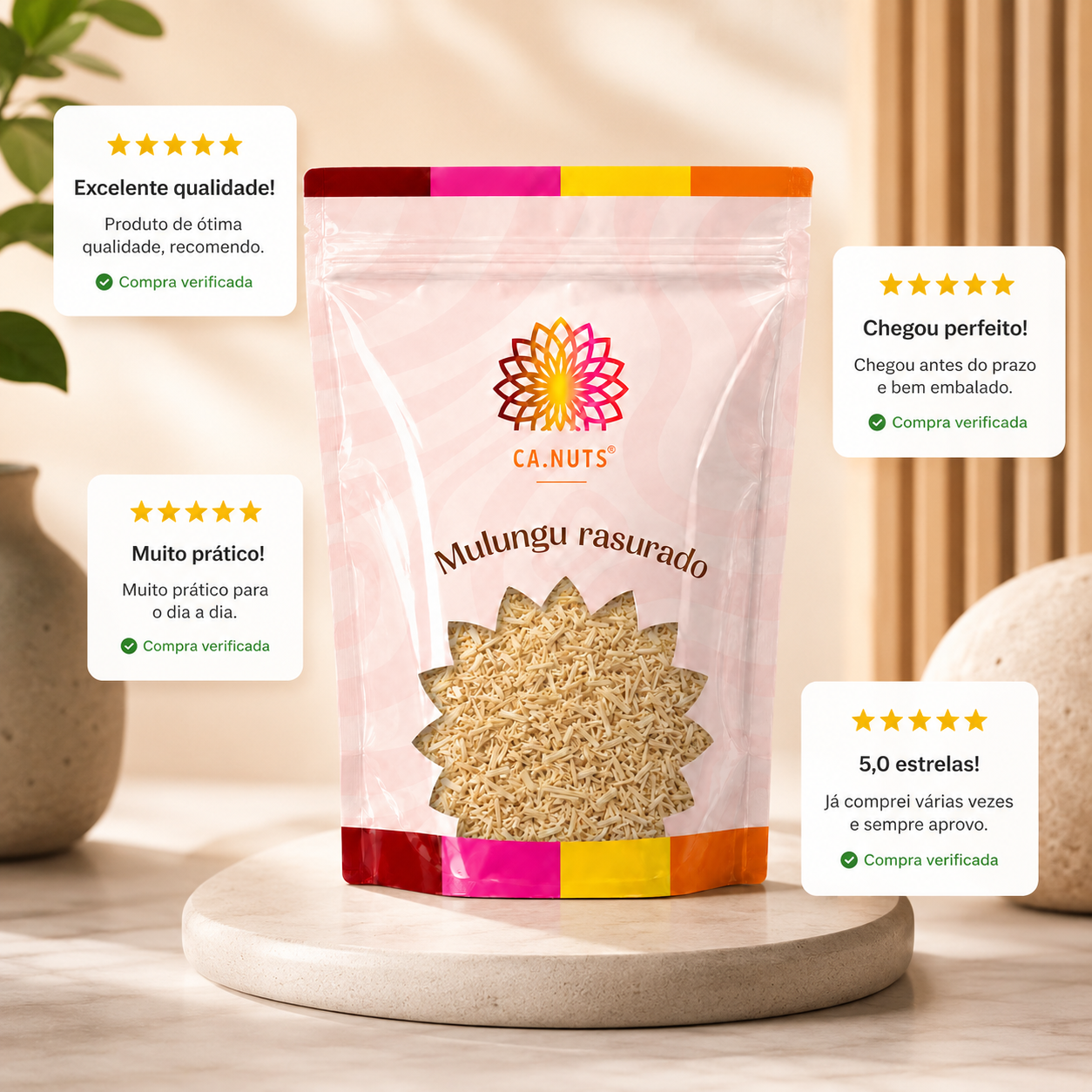 Chá de Mulungu Raiz Premium | Erythrina velutina | Marca Ca.Nuts | Chás Especiais