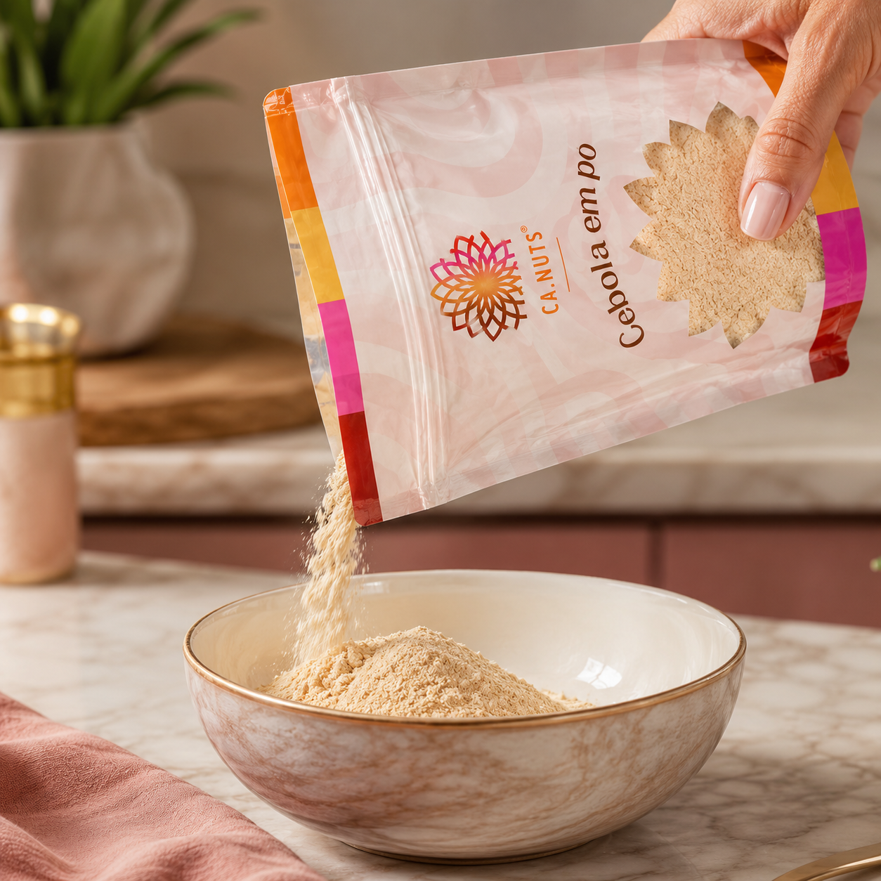 Cebola em Pó Premium Ca.Nuts | Linha de Especiárias Premium