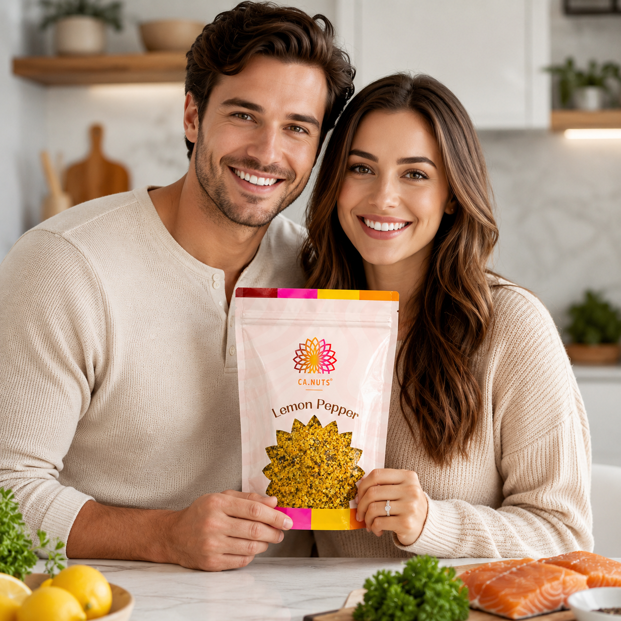 Lemon Pepper Premium Ca.Nuts | Linha especial Ca.Nuts