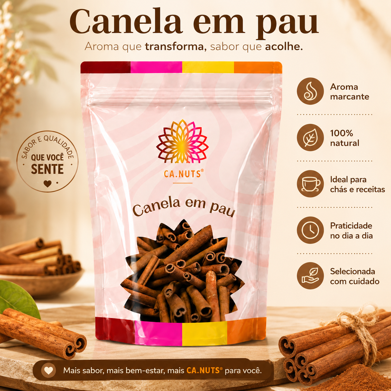Canela em Pau Premium | Ca.Nuts
