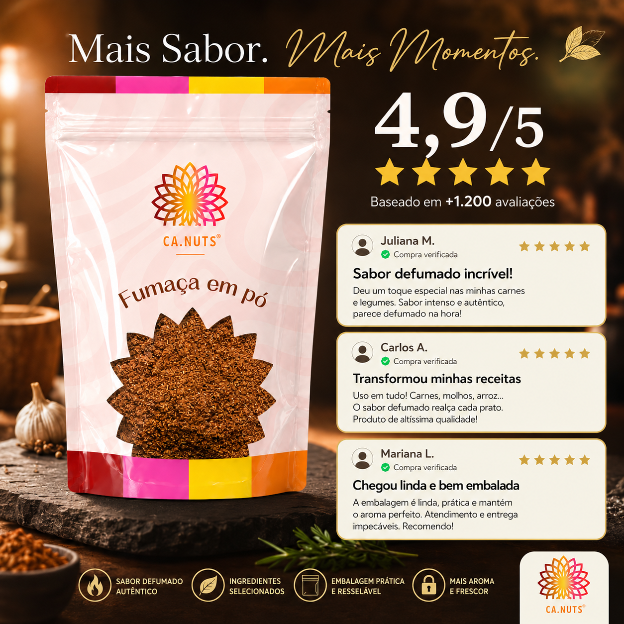 Fumaça em Pó Premium Ca.Nuts