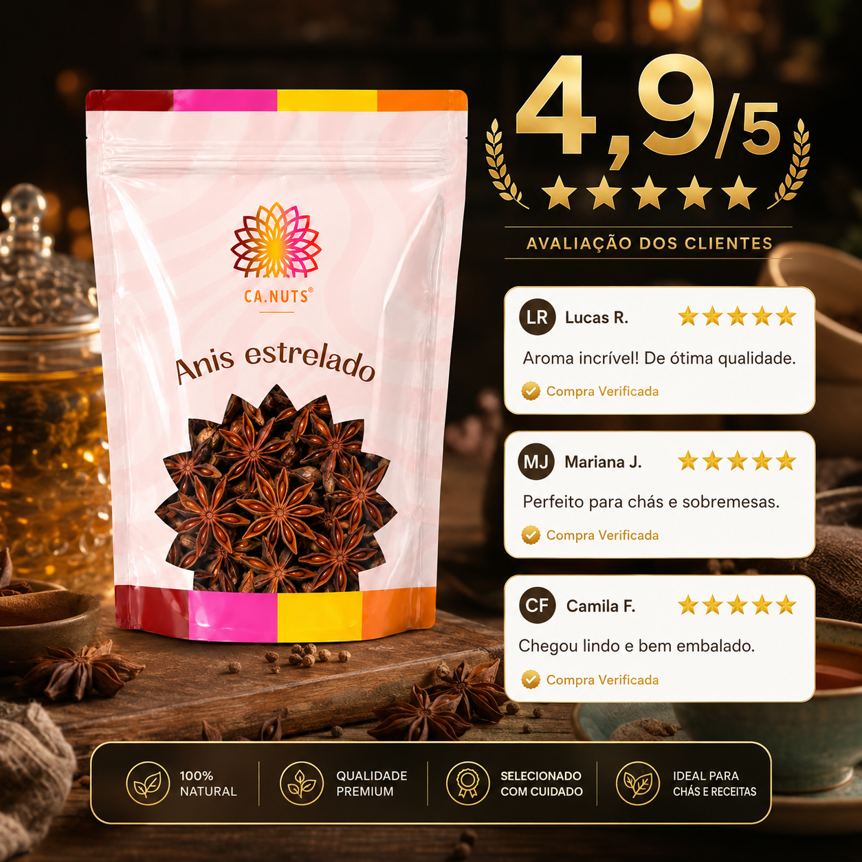 Anis Estrelado Premium | Ca.Nuts
