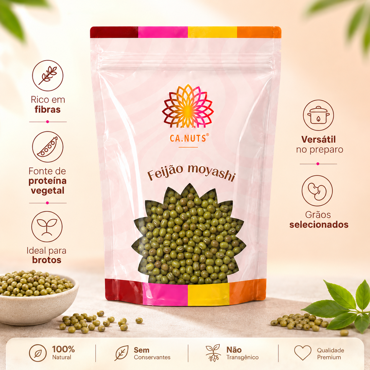 Feijão Moyashi Ca.Nuts Premium