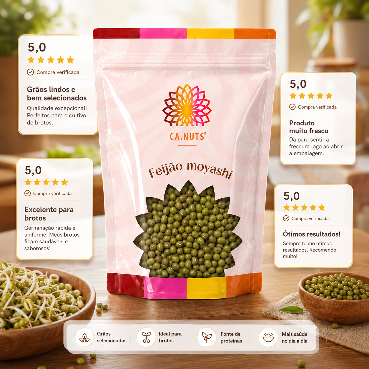 Feijão Moyashi Ca.Nuts Premium