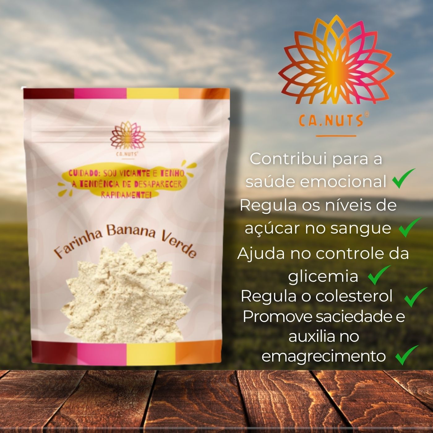 Farinha de Banana Verde Premium | Marca Ca.Nuts