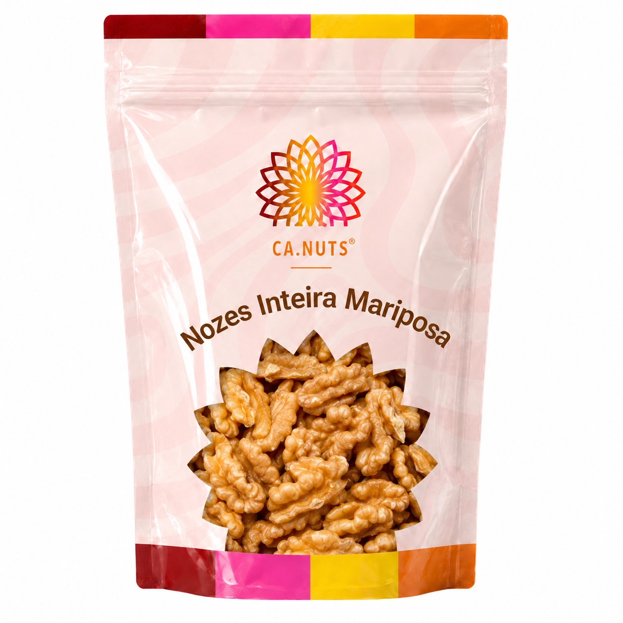 Nozes inteira mariposa sem casca extra light | Premium Ca.Nuts