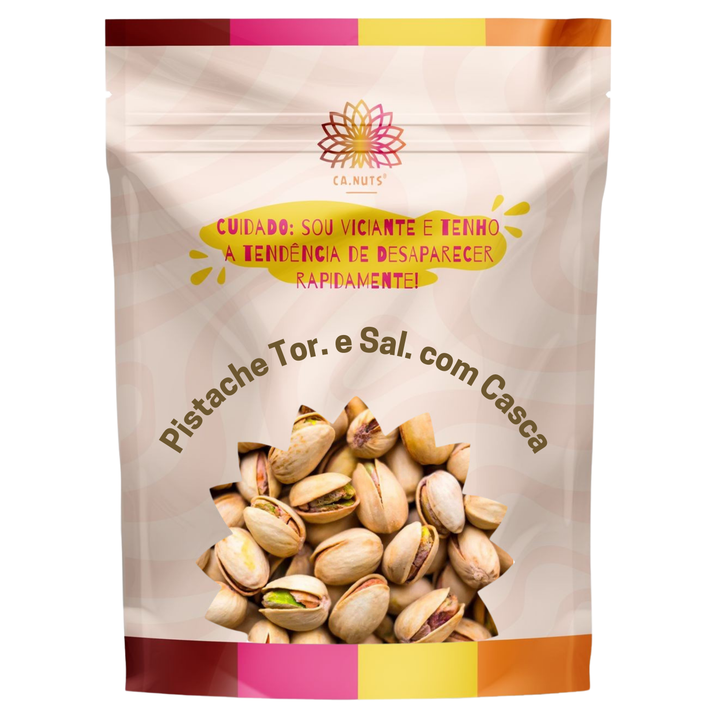 Premium roasted and salted pistachio nuts in shell Imported Ca.Nuts