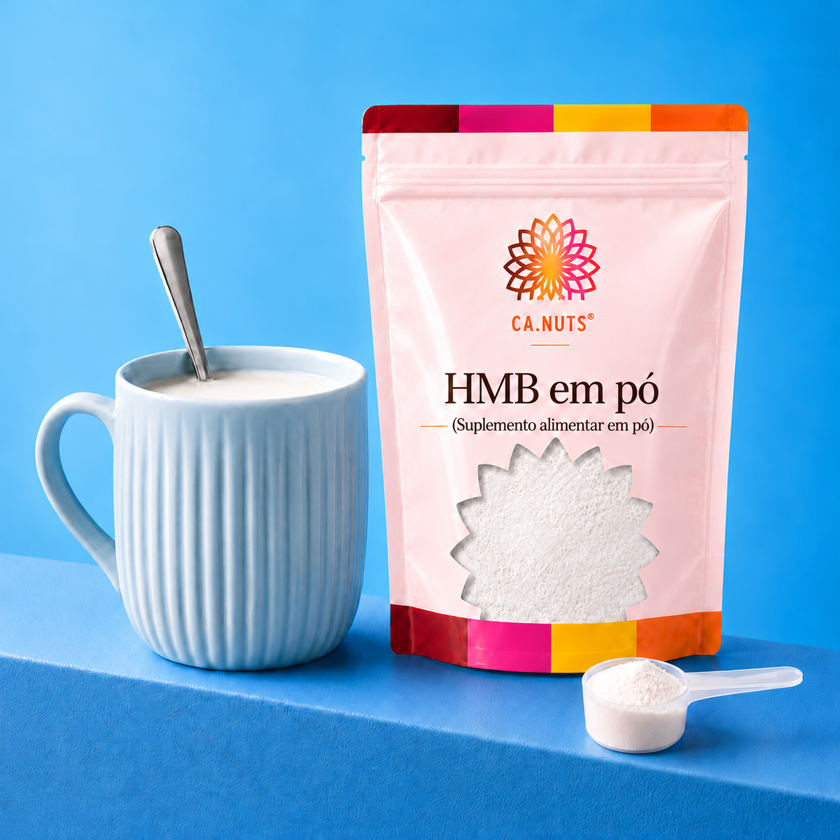 HMB em Pó CA.NUTS – Suplemento para Massa Muscular e Recuperação