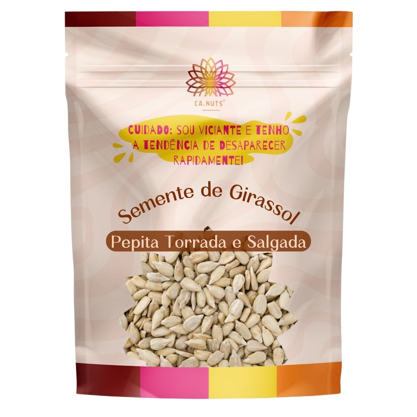 Semente de Girassol Pepita Torrada e Salgada Premium | Marca Ca.Nuts