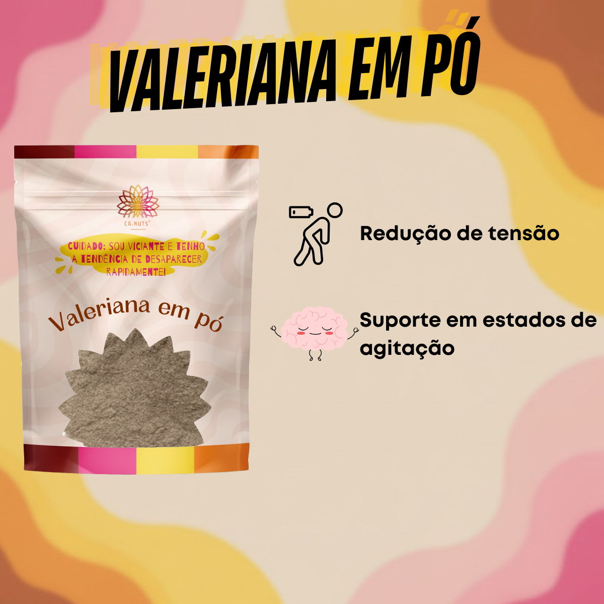 Valeriana em Pó Ca.nuts