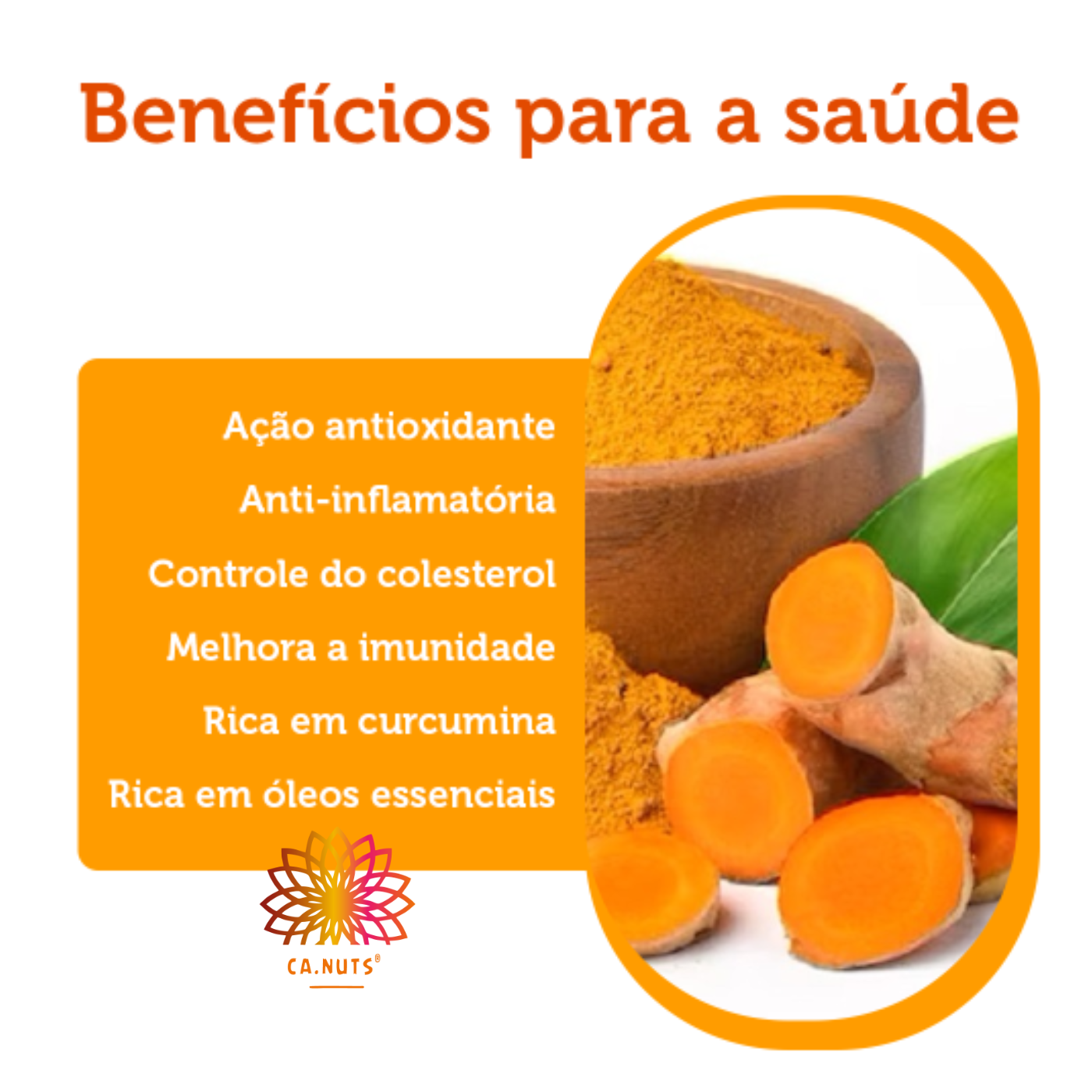 Pure Turmeric Powder | Ca.Nuts | Special Line (Turmeric)