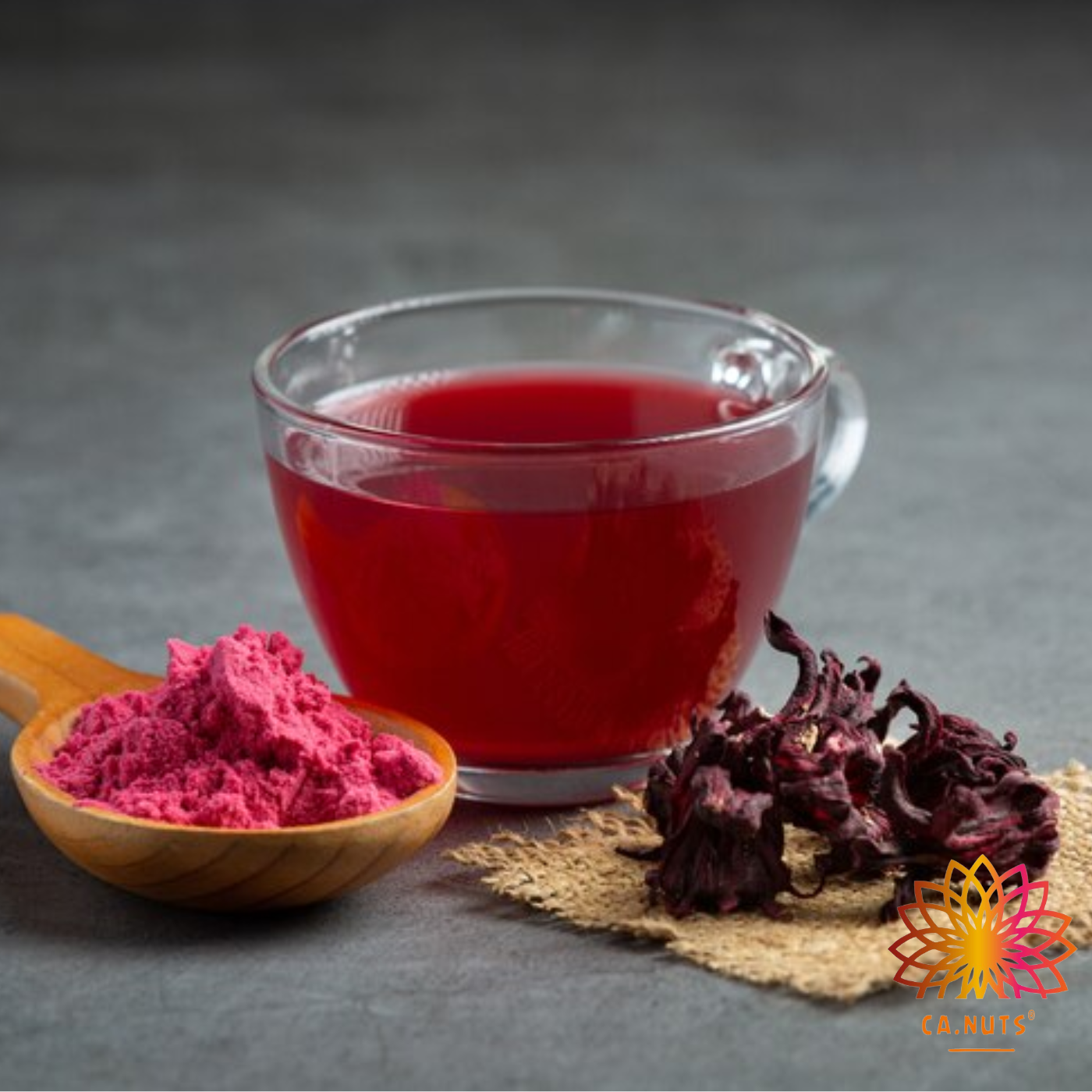 Pure soluble hibiscus powder Ca.Nuts | Hibiscus tea 